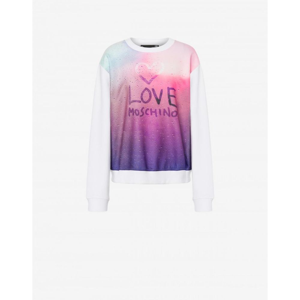 Love Moschino White Cotton Women Sweater