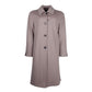 Made in Italy Elegant Virgin Wool Four-Button Coat