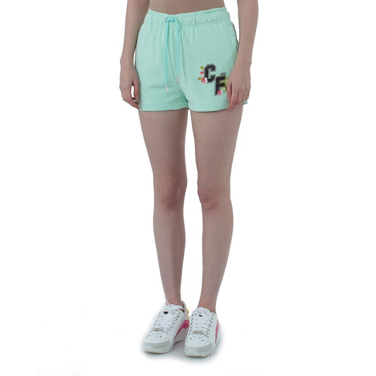 Comme Des Fuckdown Green Cotton Women Short