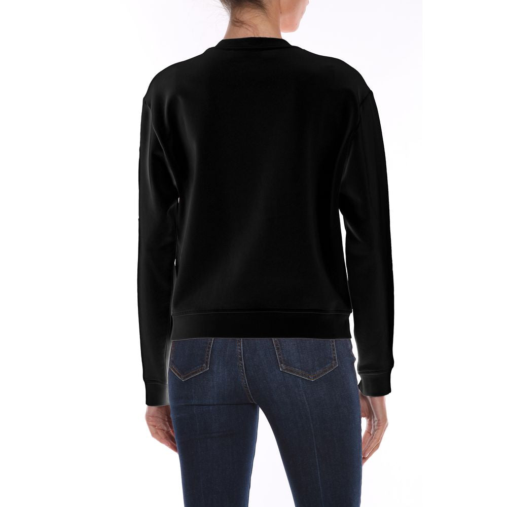 Love Moschino Black Cotton Women Sweater