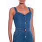 Love Moschino Blue Cotton Women Dress