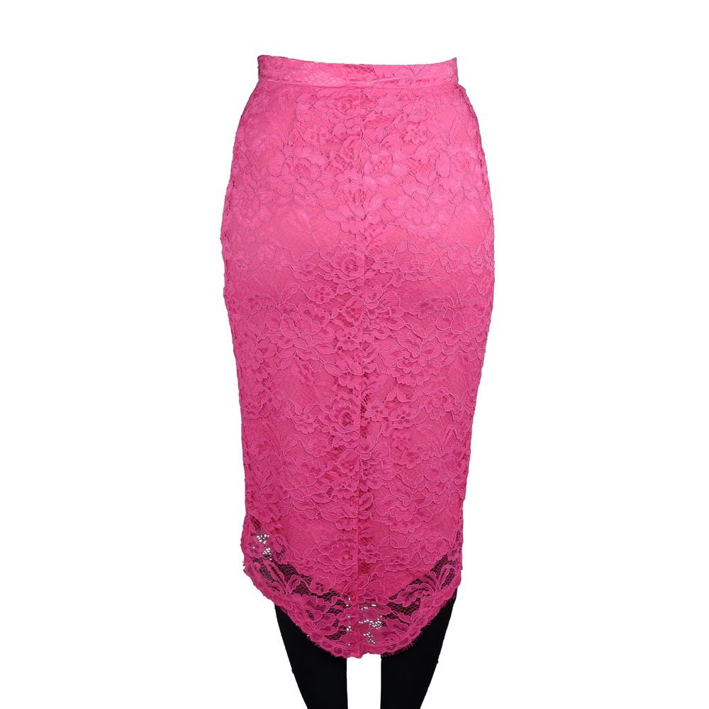 Elisabetta Franchi Fuchsia Viscose Women Skirt