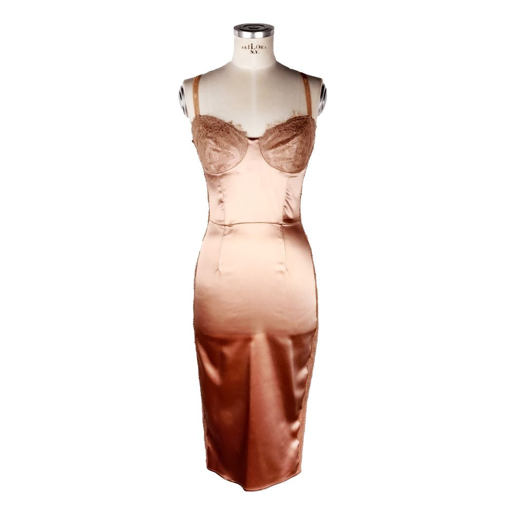 Elisabetta Franchi Pink Acetate Women Dress