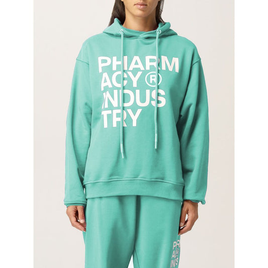 Pharmacy Industry Green Cotton Women Sweater