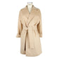 Made in Italy Beige Wool Women Coat