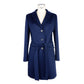 Made in Italy Blue Wool Women Coat