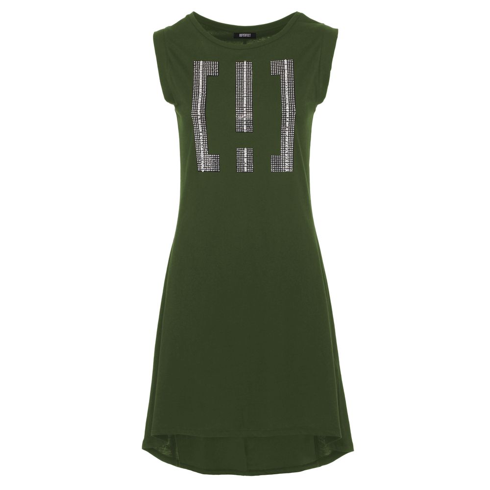 Imperfect Green Cotton Women Maxi Dress