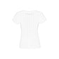 Imperfect White Cotton Women T-Shirt