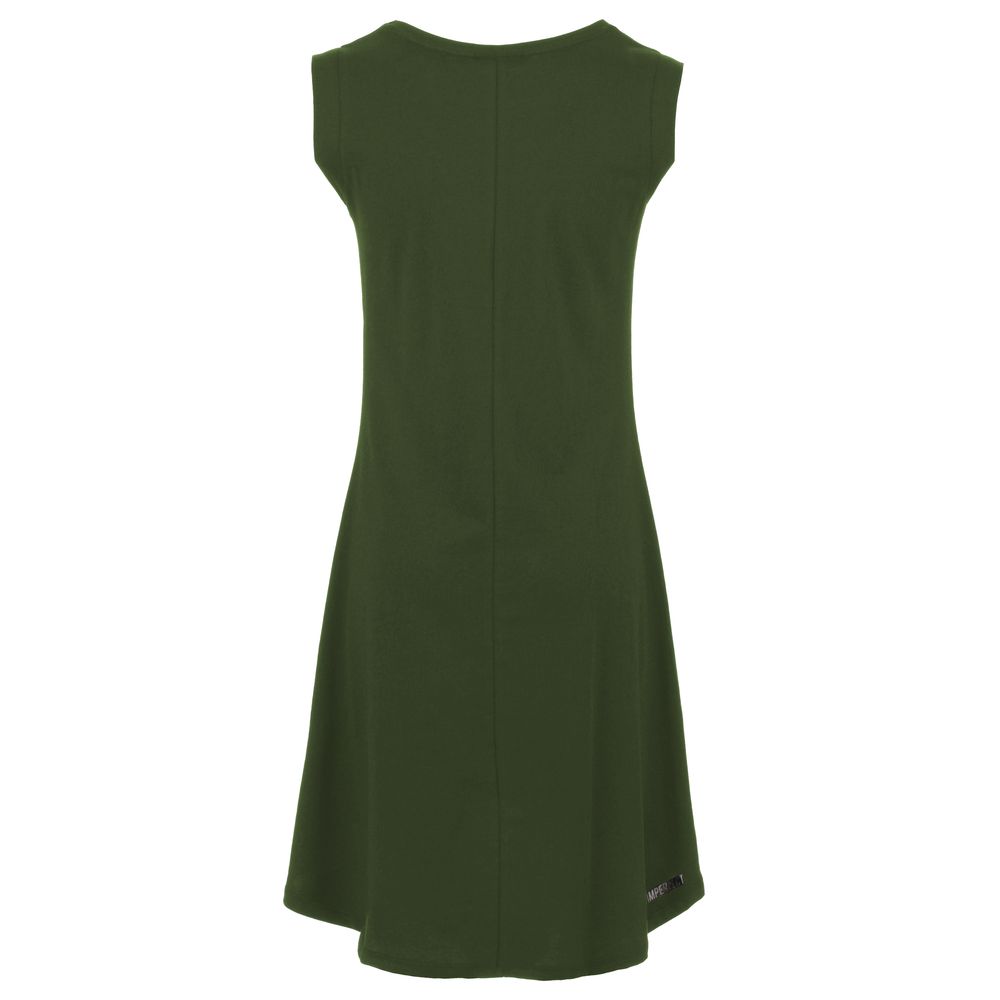 Imperfect Green Cotton Women Maxi Dress