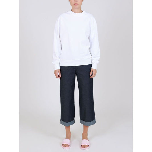 Love Moschino Blue Cotton Women Trouser