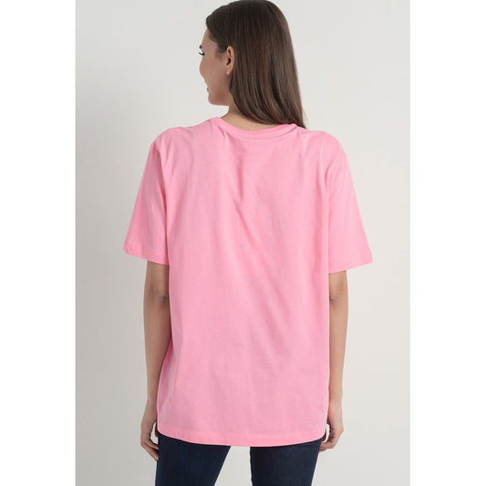 Love Moschino Pink Cotton Women T-Shirt