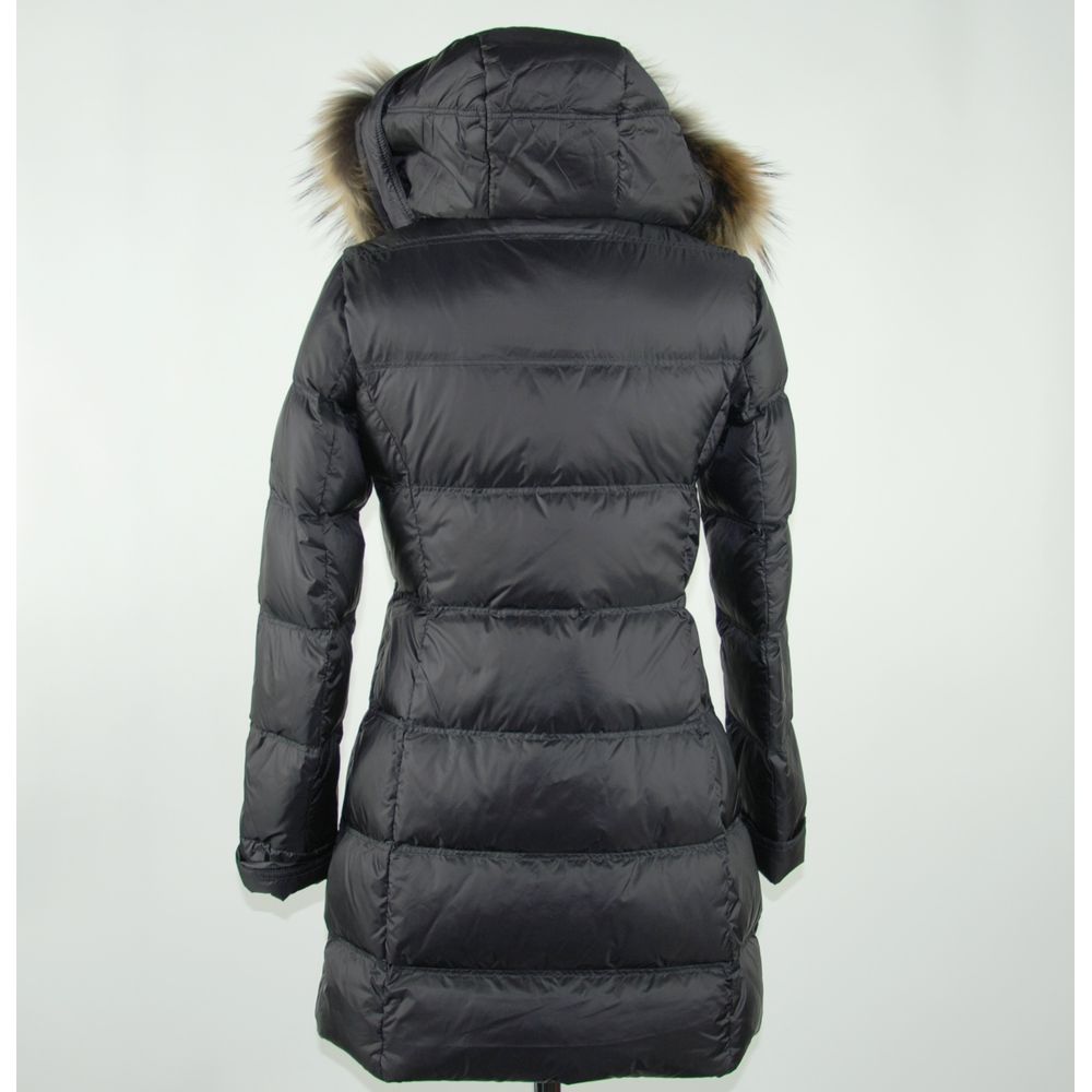 Emilio Romanelli Black Polyester Women's Coat