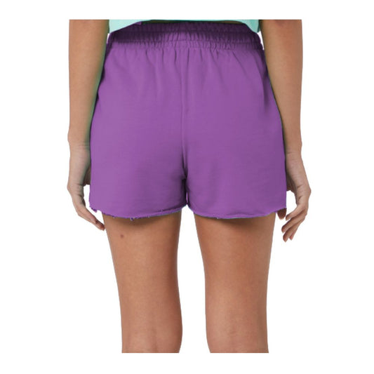 Hinnominate Chic Purple Cotton Shorts with Logo Detail