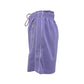 Pharmacy Industry Chic Purple Bermuda Shorts with Side Stripes