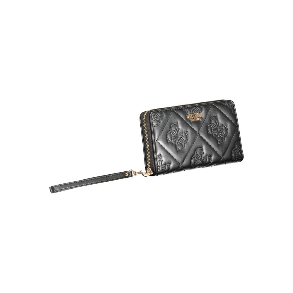 Guess Jeans Black Polyethylene Wallet