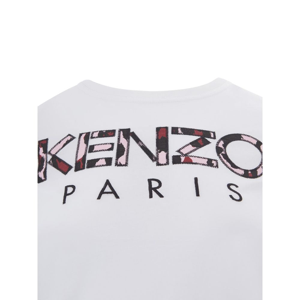 Elegant White Cotton Kenzo T-Shirt