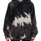 Dsquared² Multicolor Dye Cotton Hoodie Sweatshirt Sweater