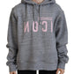 Dsquared² Gray Logo Printed Hooded Women Long Sleeve Sweater