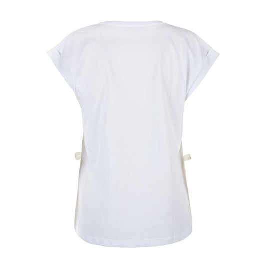 Yes Zee White Cotton Women Top