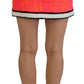 Dsquared² Multicolor Polyester Mid Waist A-line Mini Skirt