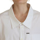 Dsquared² White Cotton Button Down Collared Dress Shirt Top