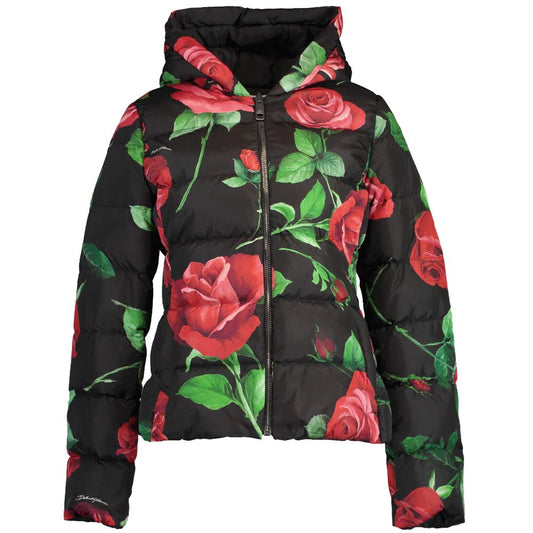 Dolce & Gabbana Black Polyester Jackets & Coat