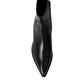 Dolce & Gabbana Black Leather Mid Calf Flats Boots Shoes