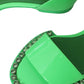 Dolce & Gabbana Neon Green Crystal Ankle Strap Sandals Shoes