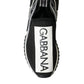 Dolce & Gabbana Black White Slip On Sorrento Sneakers Shoes