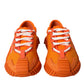 Dolce & Gabbana Orange NS1 Low Top Sports Sneakers Shoes