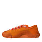 Dolce & Gabbana Orange NS1 Low Top Sports Sneakers Shoes