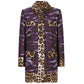 Dolce & Gabbana Purple Polyester Jackets & Coat