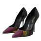 Dolce & Gabbana Multicolor Exotic Leather Heels Pumps Shoes