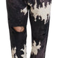 Dsquared² Multicolor Tie Dye Mid Waist Jogger Trouser Pants