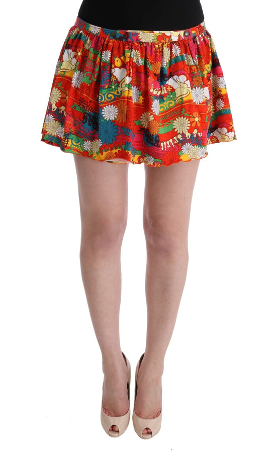 Dolce & Gabbana Chic Multicolor Beachwear Skirt