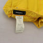 Dsquared² Yellow Cotton High Waist Baggy Women Hotpants Shorts