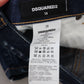 Dsquared² Blue Cotton High Waist Wide Leg Denim Jinny Jeans