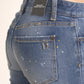 Dsquared² Blue Mid Waist Cropped Twiggy Denim Jeans