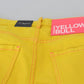 Dsquared² Yellow Cotton Low Waist Crop Denim Cool Girl Jeans