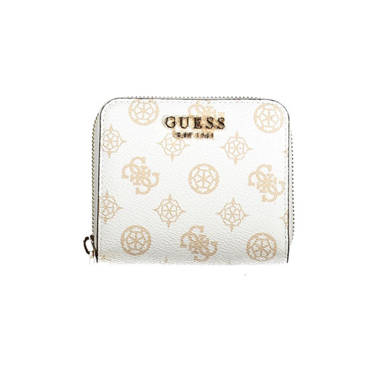 Guess Jeans White Polyethylene Wallet