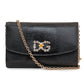 Dolce & Gabbana Black Leather Crossbody Bag