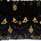 Dolce & Gabbana Elegant Black Tassel Gold Baroque VANDA Clutch