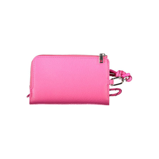 Desigual Pink Polyethylene Wallet