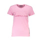 Cavalli Class Pink Cotton Tops & T-Shirt