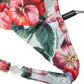 Dolce & Gabbana Multicolor Floral Swimwear Top Push Up Bikini