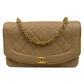 Chanel Diana Vintage Medium Beige Classic Quilted Lambskin