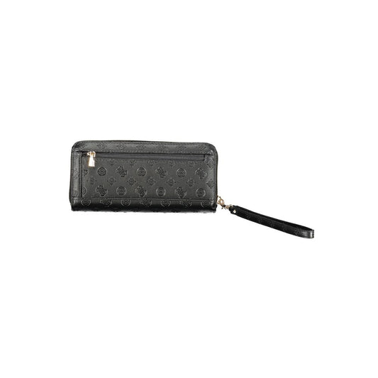 Guess Jeans Black Polyethylene Wallet