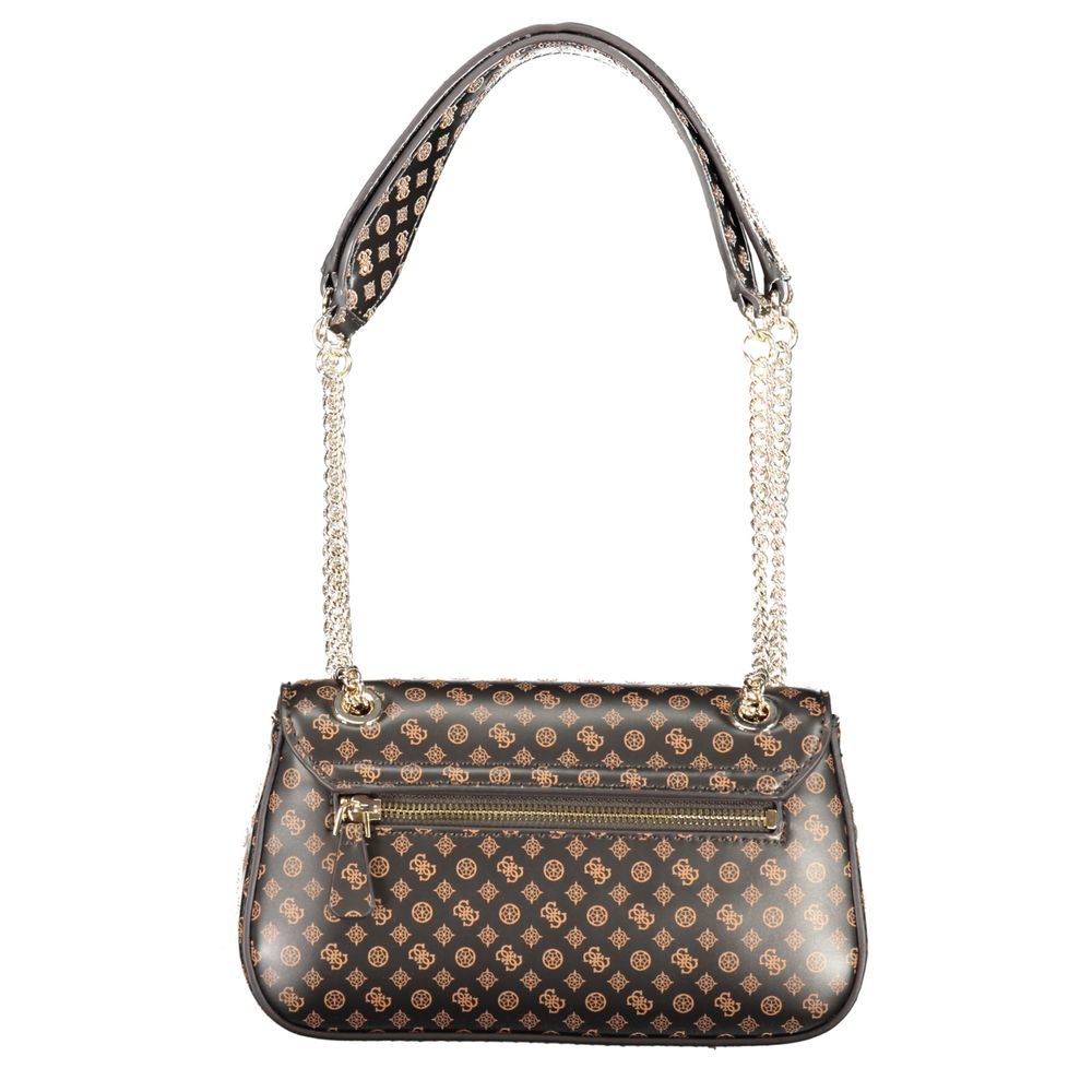 Guess Jeans Brown Polyethylene Handbag