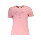 Desigual Pink Cotton Tops & T-Shirt