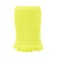 Bottega Veneta Elegant Yellow Cotton Skirt